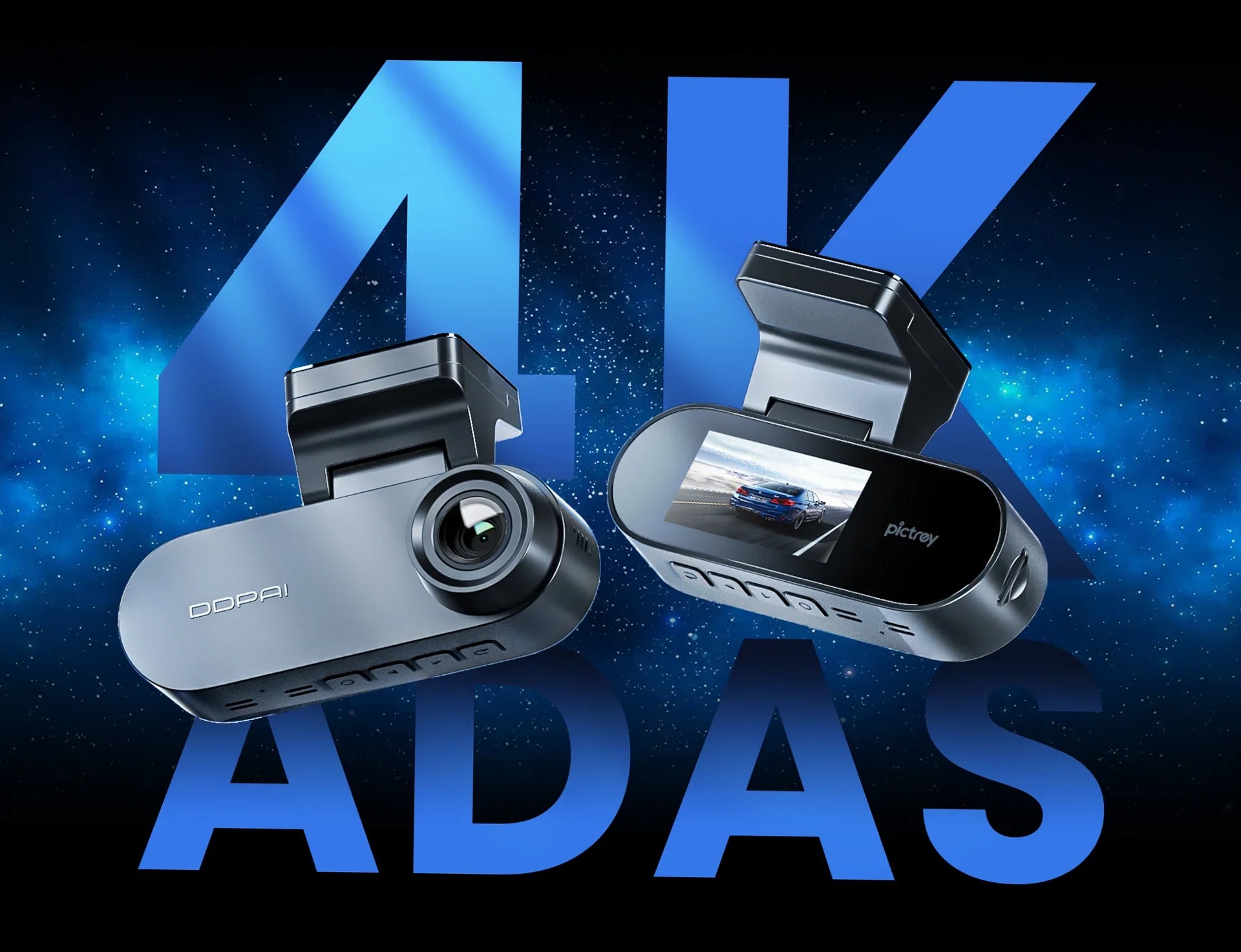 Pictrey A400 4K Dash Cam With Built In ADAS WiFi Night Vision Parking Monitor - stepyours.com
