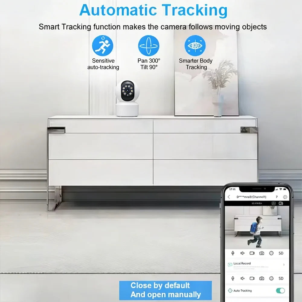 KaiAqua Pet Camera - 360 Degree Pan And Tilt, 5G And 2.4GHz WiFi, Night Vision by stepyours.com