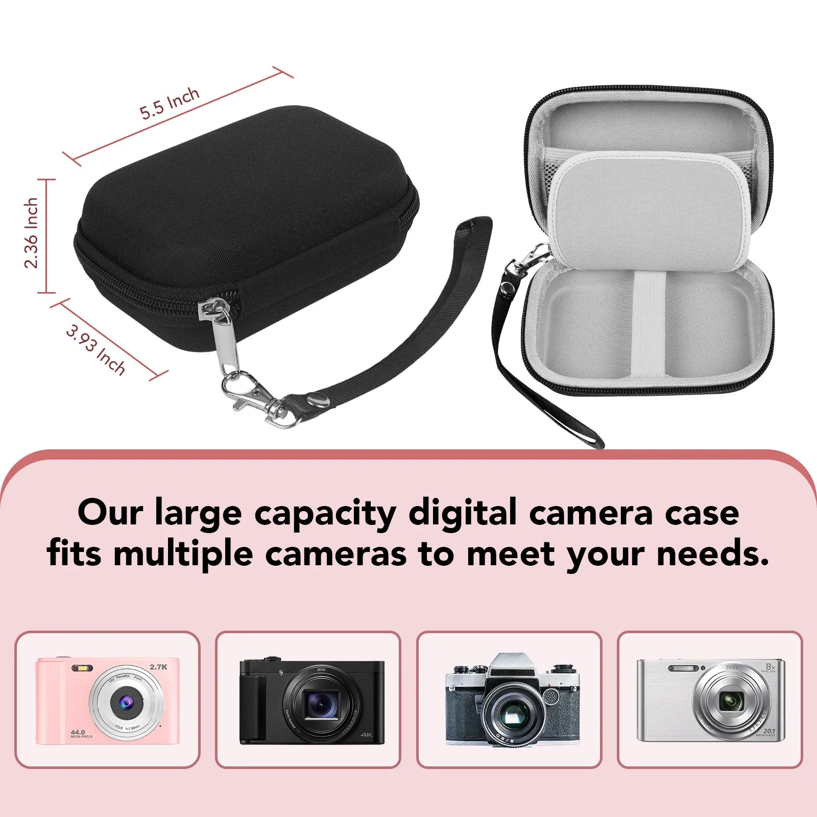 HD 1080P Kids Beginner Camera LCD 16X Zoom Compact Rechargeable - stepyours.com
