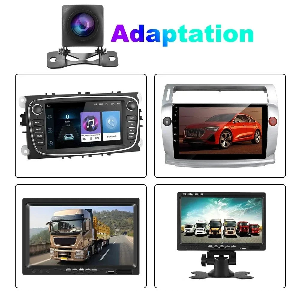 CCD Wide Angle HD Car Rear View Camera 170 Degree Night Vision Backup Parking - stepyours.com