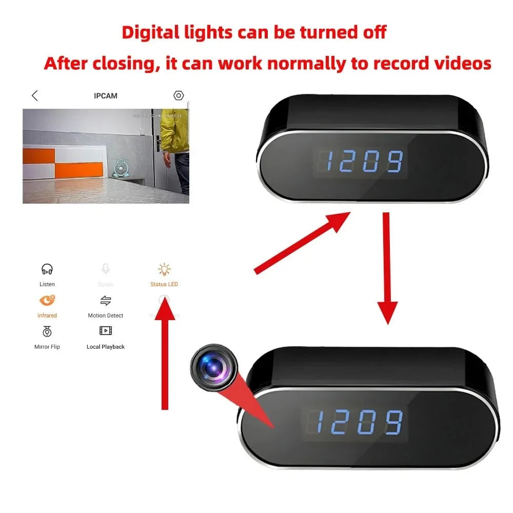4K WiFi Camera Night Vision Motion Detection Remote Viewing - stepyours.com
