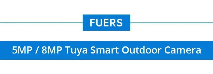 Fuers 8MP Outdoor IP Camera - Auto - Tracking and Tuya Smart Life Compatible - stepyours.com
