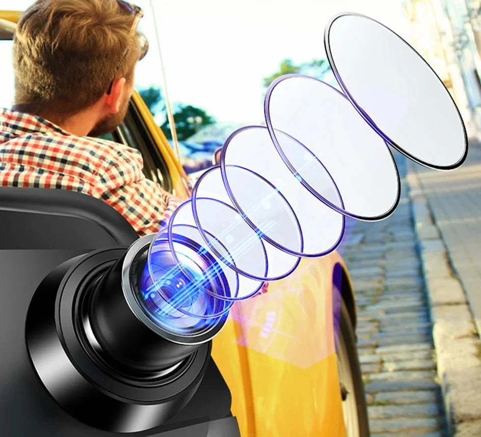 EACE 2.5K Mirror Dash Cam For Car Touch Screen With GPS WiFi 1440P Parking DVR - stepyours.com
