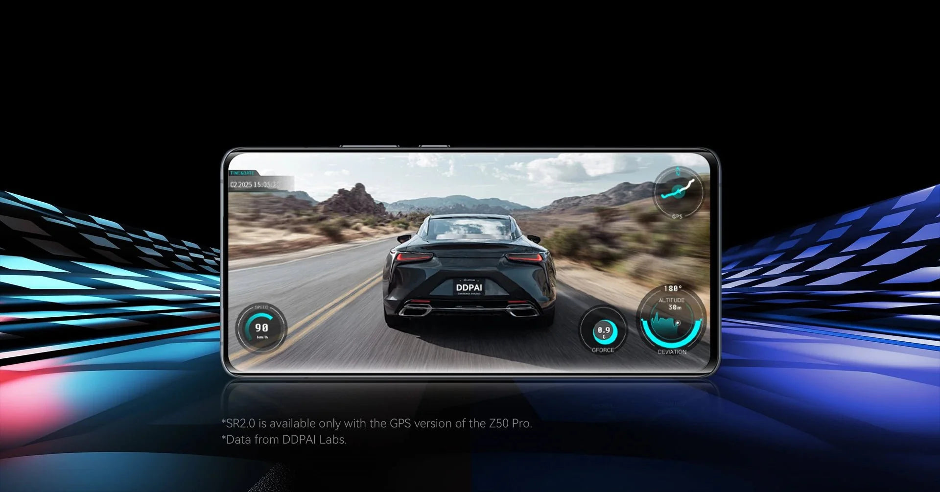 DDPAI Z50 Pro Dash Cam 4K Car DVR With 3 Inch IPS Screen GPS ADAS WiFi - stepyours.com