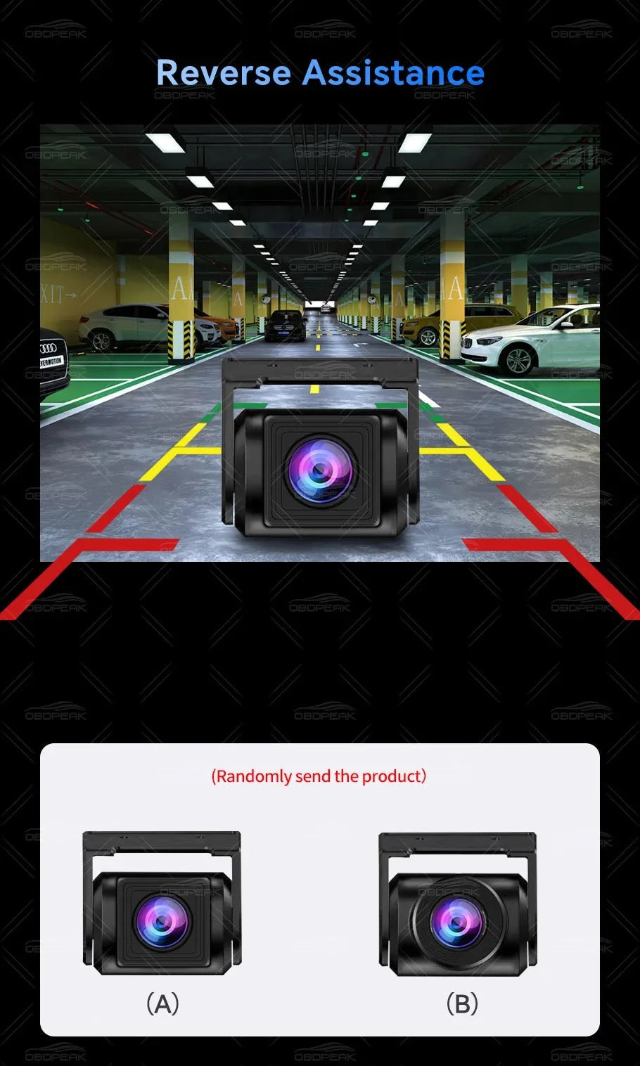 FHD 1080P Car Rear View Camera Waterproof For DVR Dashcam T30 K50 - stepyours.com