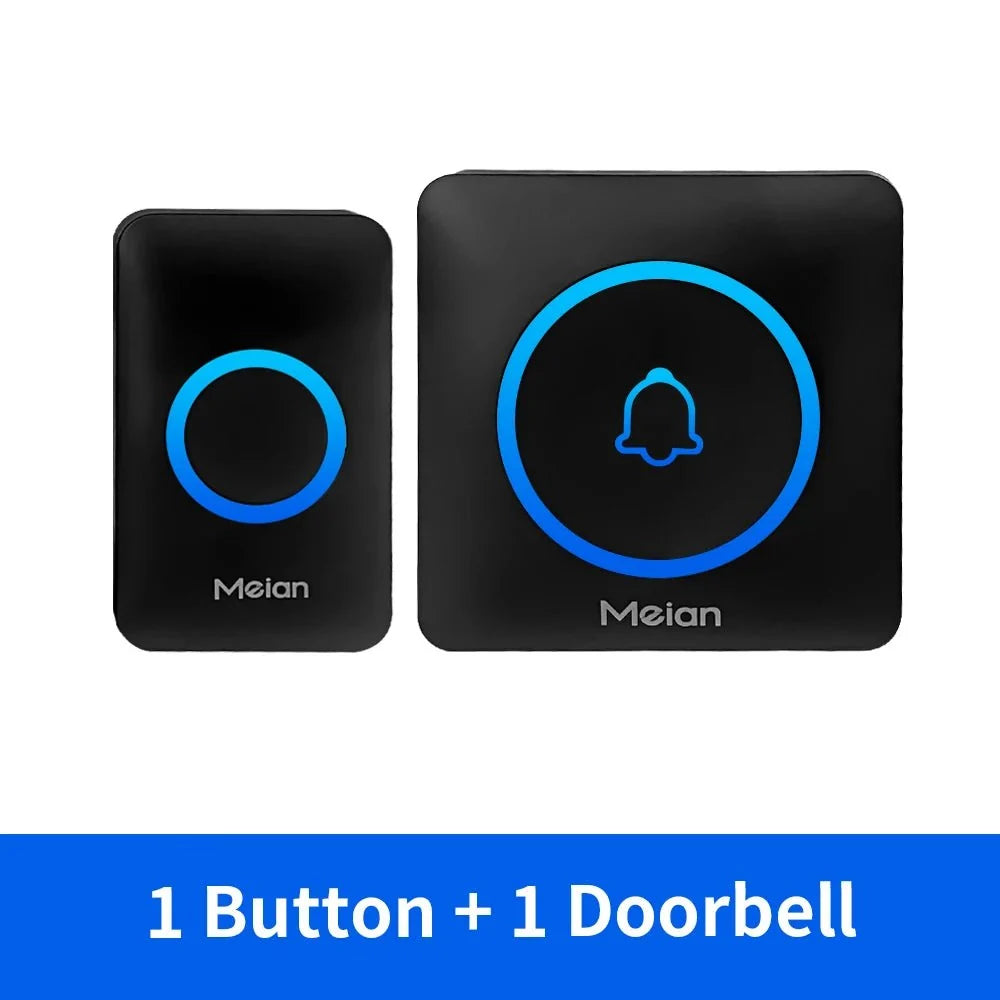 Meian Smart Wireless Doorbell IP65 Waterproof 60 Songs - stepyours.com