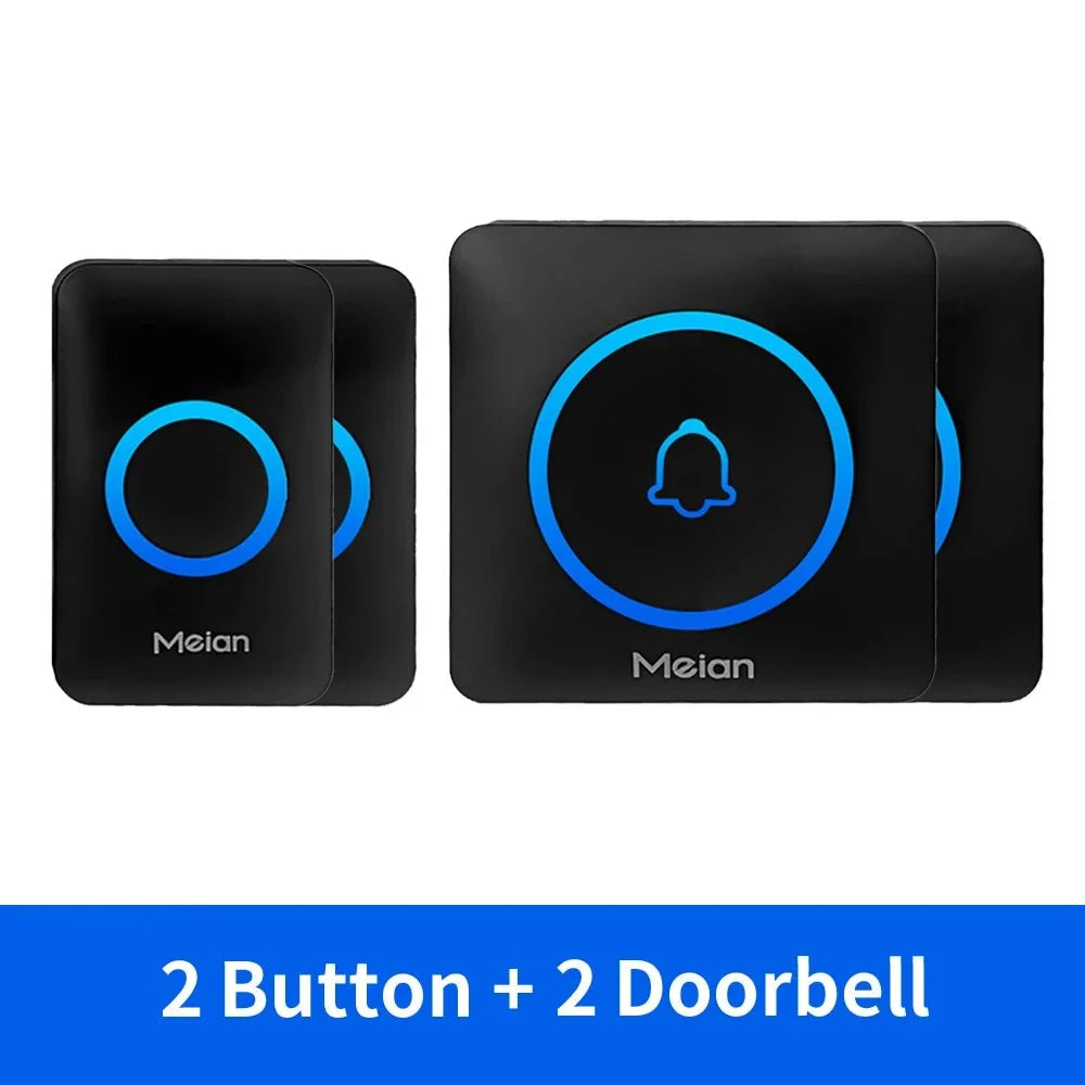 Meian Smart Wireless Doorbell IP65 Waterproof 60 Songs - stepyours.com