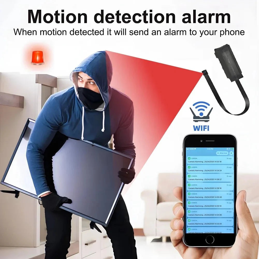 1080P Mini WiFi Nanny Cam With Remote Viewing Motion Alerts - stepyours.com