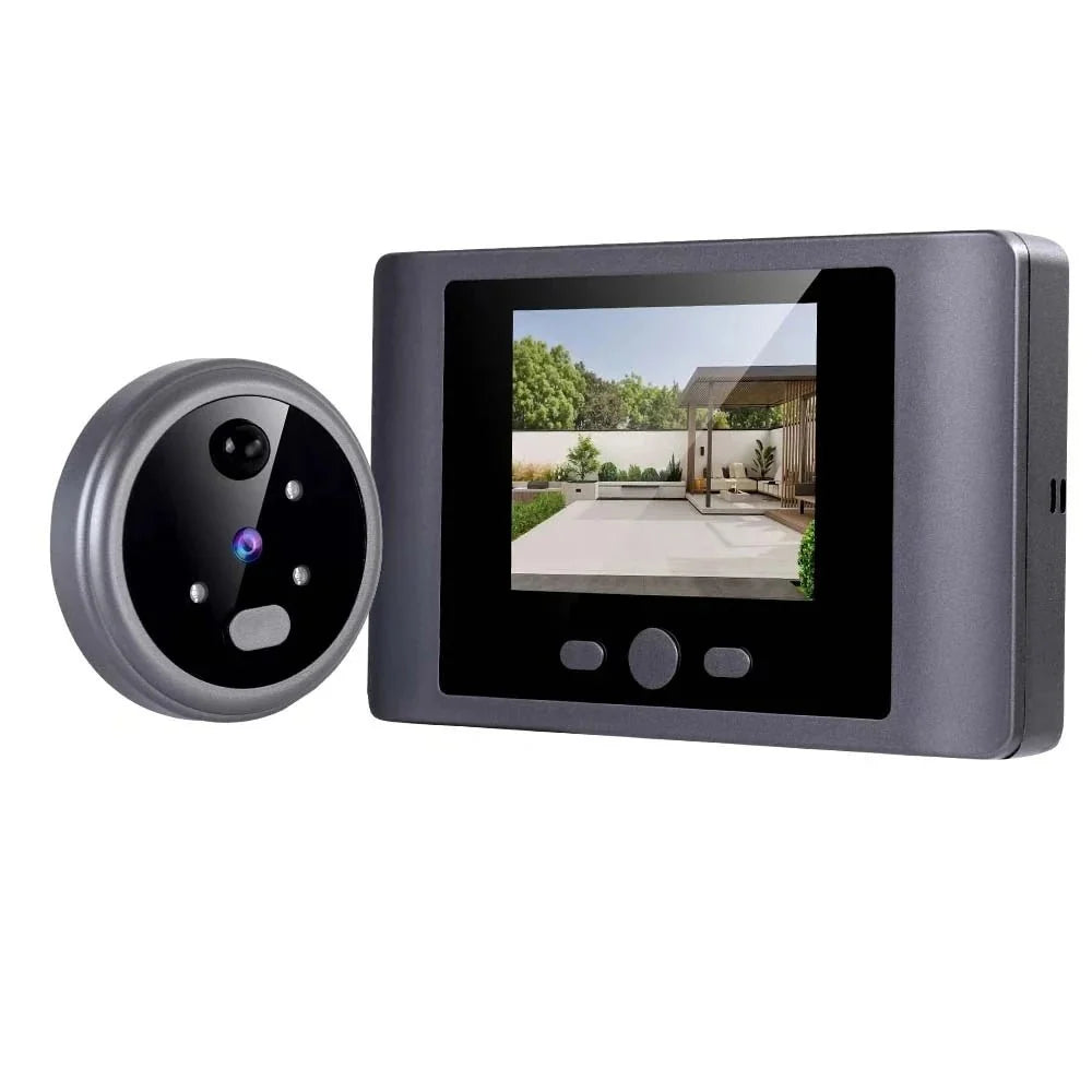 2.8 Inch LCD Peephole Door Camera With IR Night Vision - stepyours.com