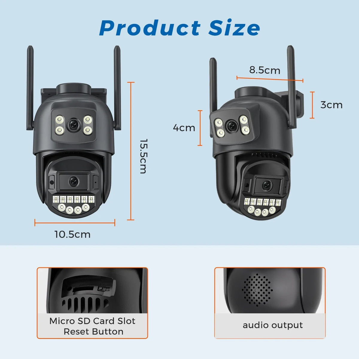 AI Humanoid Detection Camera for Home - Enovarah