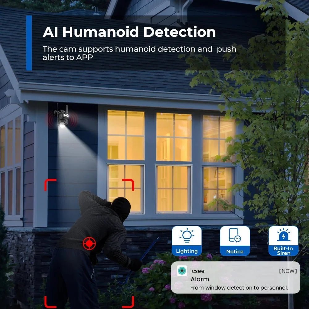 AI Humanoid Detection Camera for Home - Enovarah