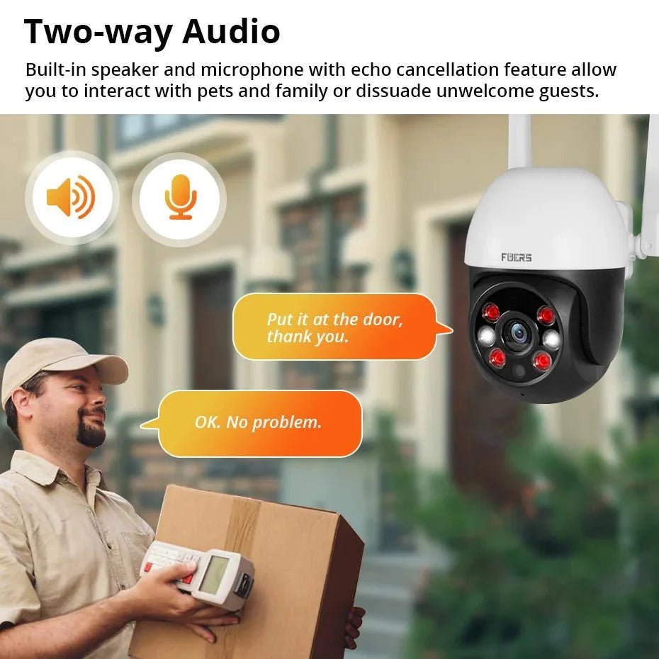 AI Outdoor IP Camera for Home Security - Enovarah