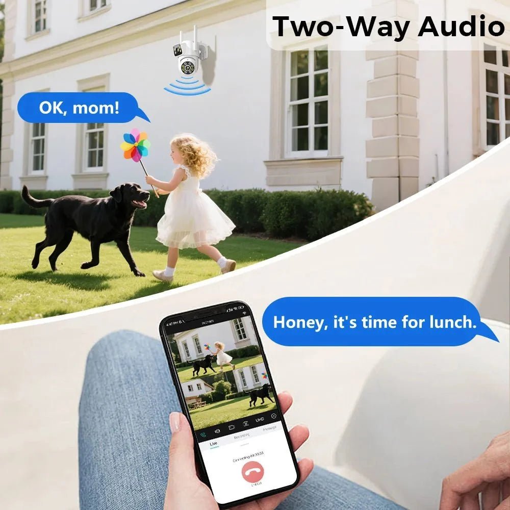 AI Outdoor PTZ Camera for Smarter Living - Enovarah