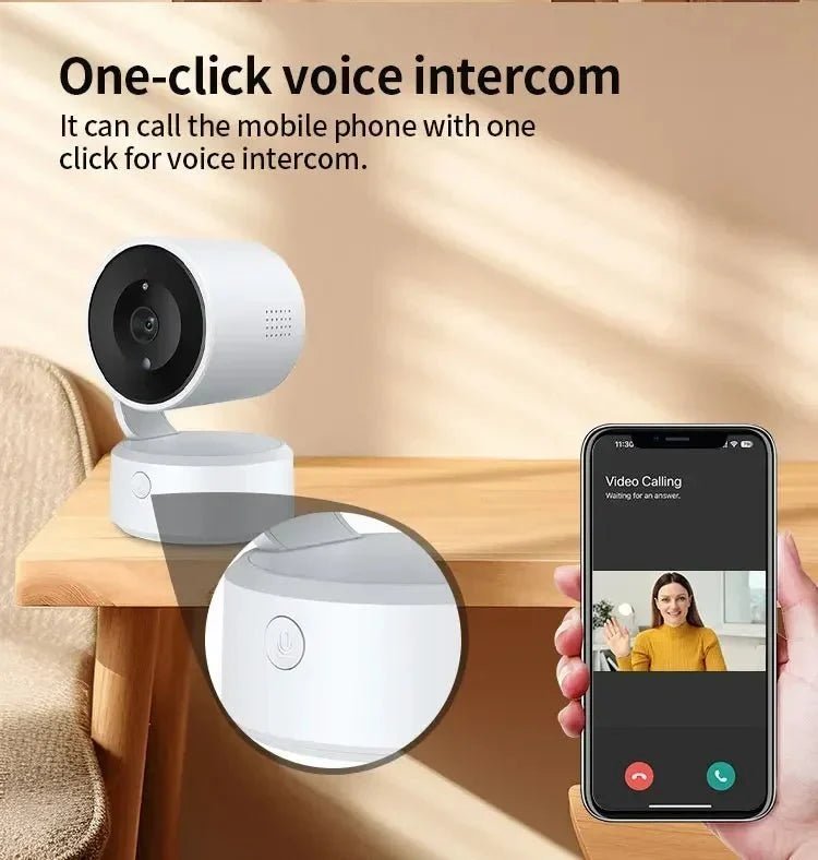 Clear 5MP Indoor Camera for Family Home Monitoring - Enovarah