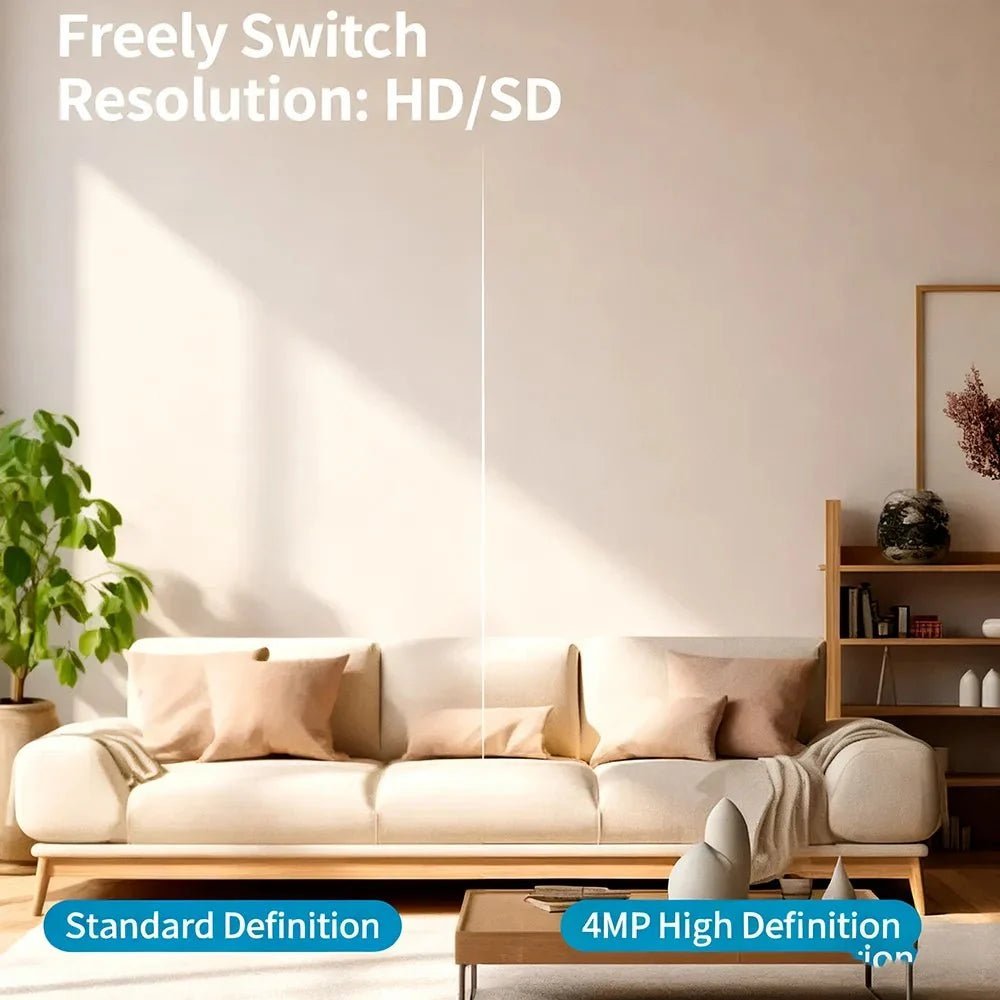 Clear 5MP Indoor Camera for Family Home Monitoring - Enovarah