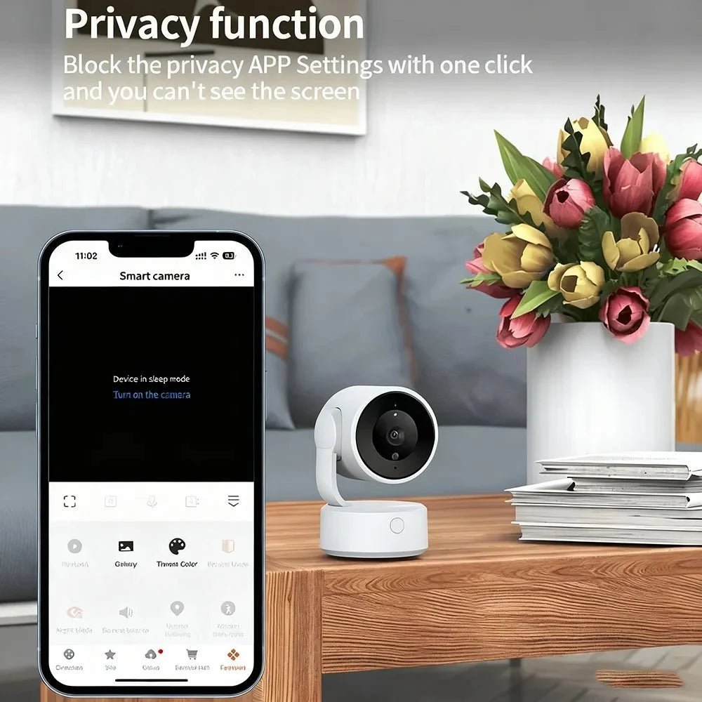 Clear 5MP Indoor Camera for Family Home Monitoring - Enovarah