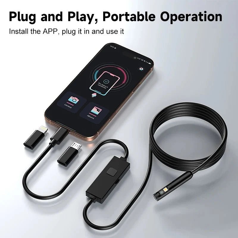 HD 1080P Endoscope for DIY Inspections and Repairs - Enovarah