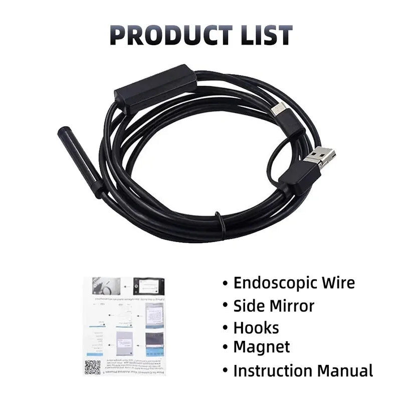 HD Endoscope Camera for Car Inspection - Enovarah