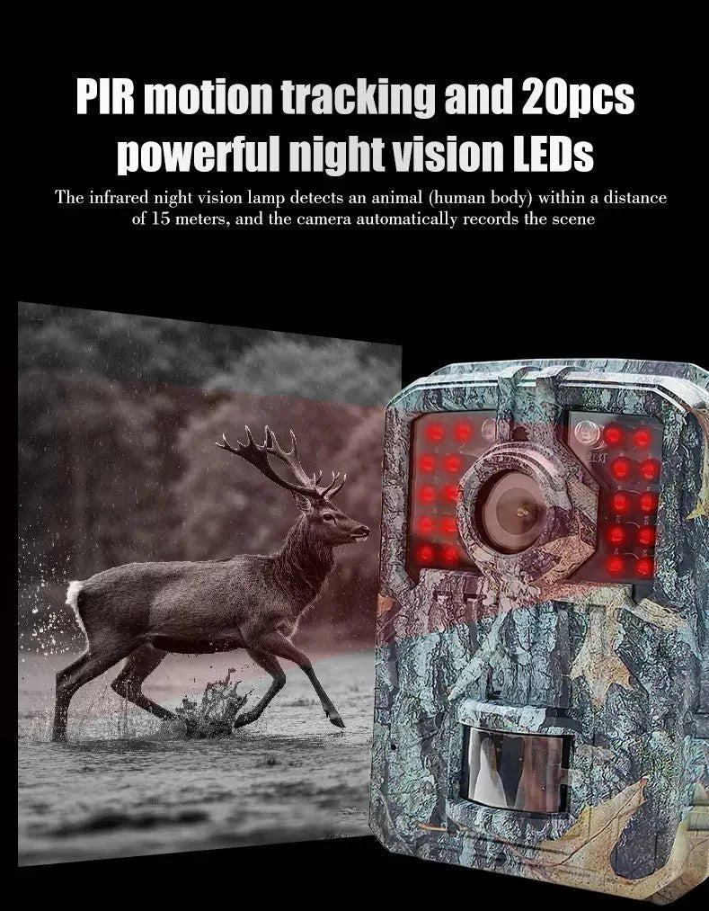 Night Vision Trail Camera for Hunters - Enovarah