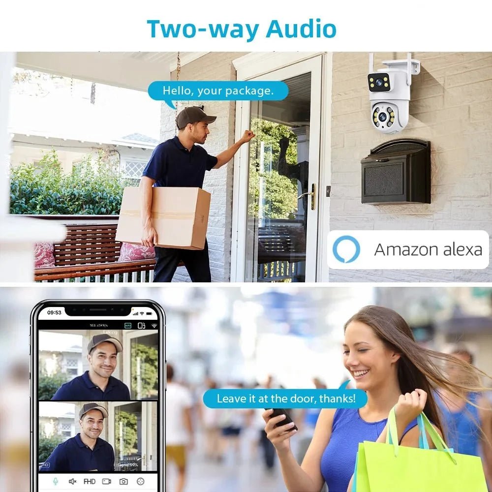 Outdoor Smart Security Camera for Home Safety - Enovarah