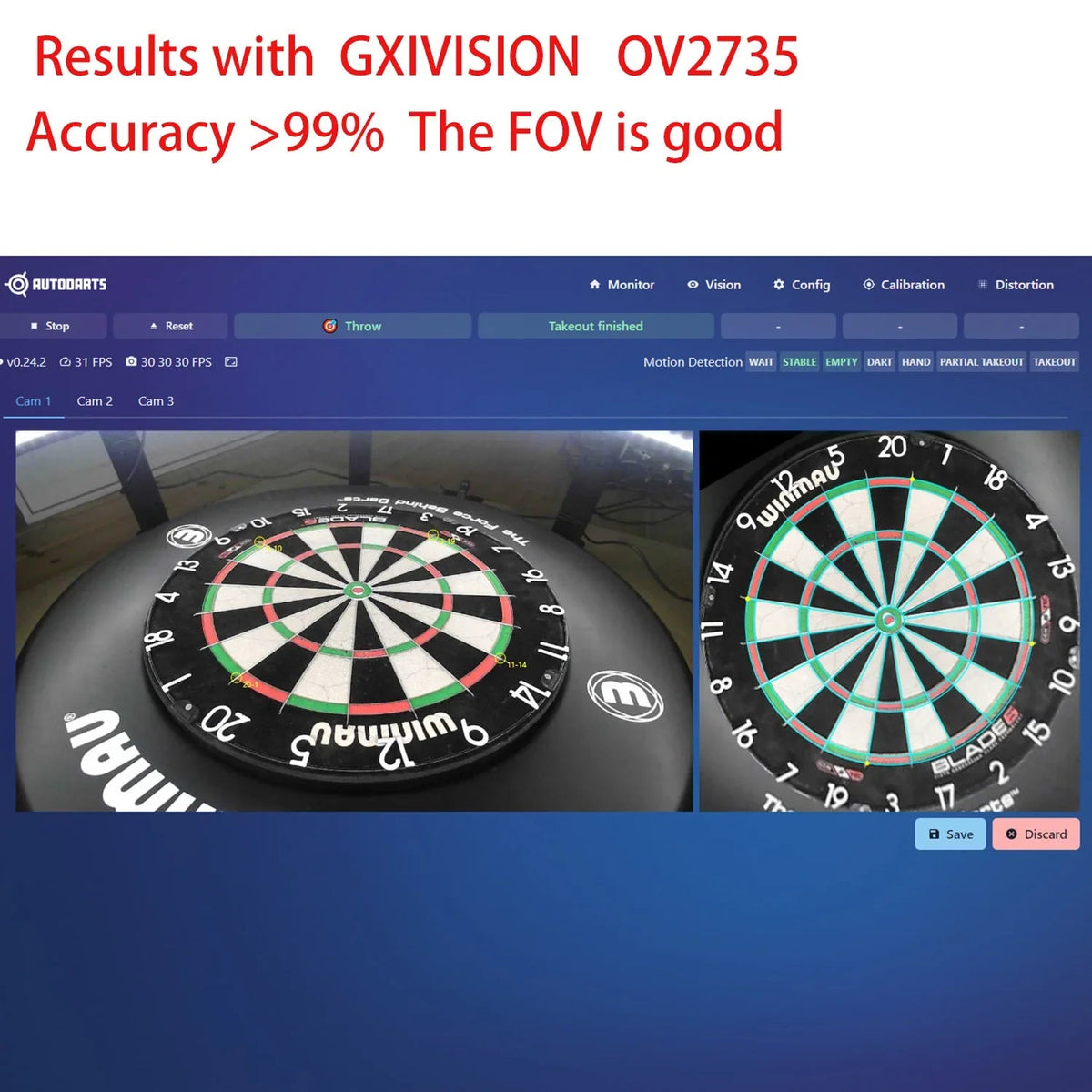 Precise Dart Camera Module for Autodarts - Enovarah
