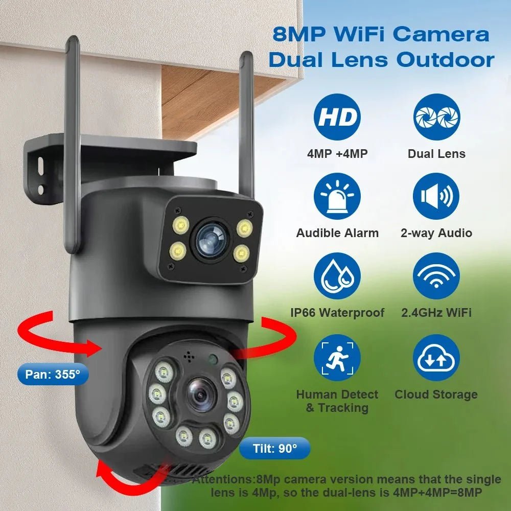 Secure Outdoor Security Camera for Home - Enovarah