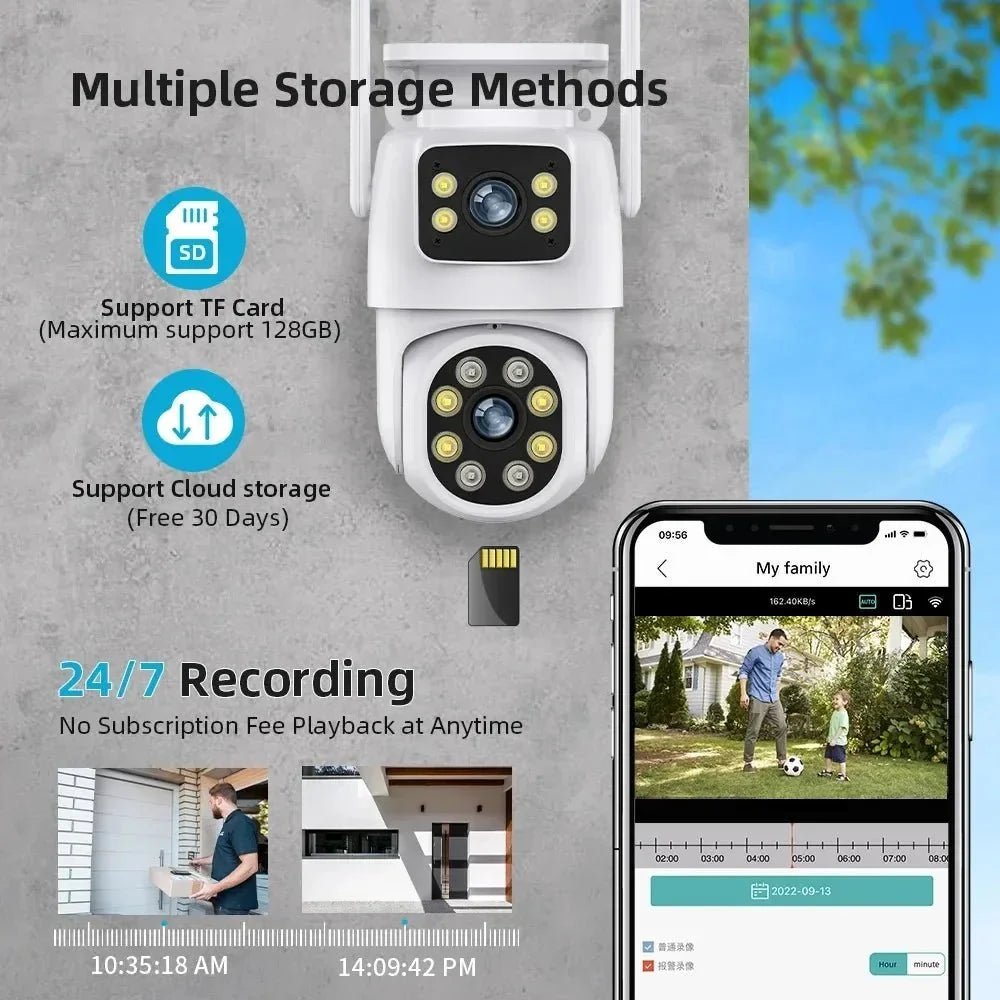 Smart 4K Outdoor PTZ Camera for Home Security Plus - Enovarah