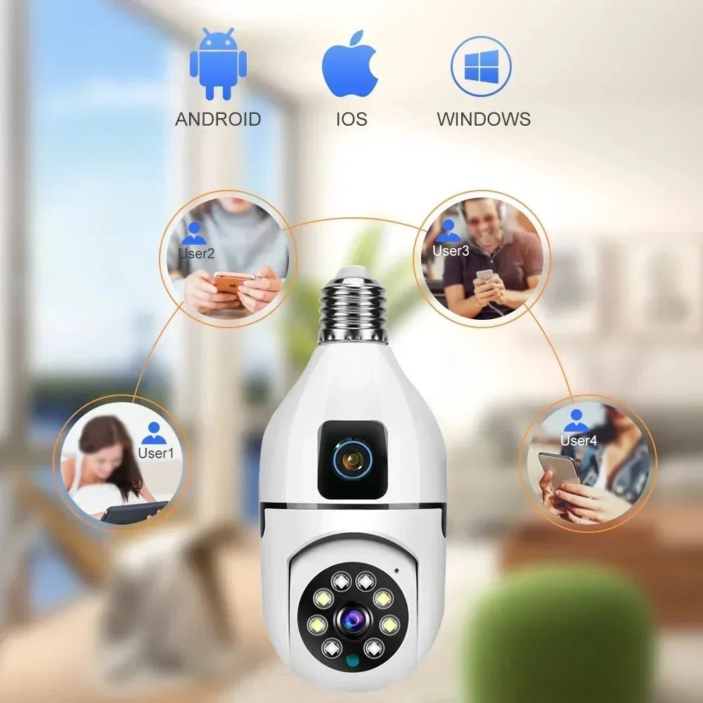 Smart Bulb Camera for Home Monitoring - Enovarah
