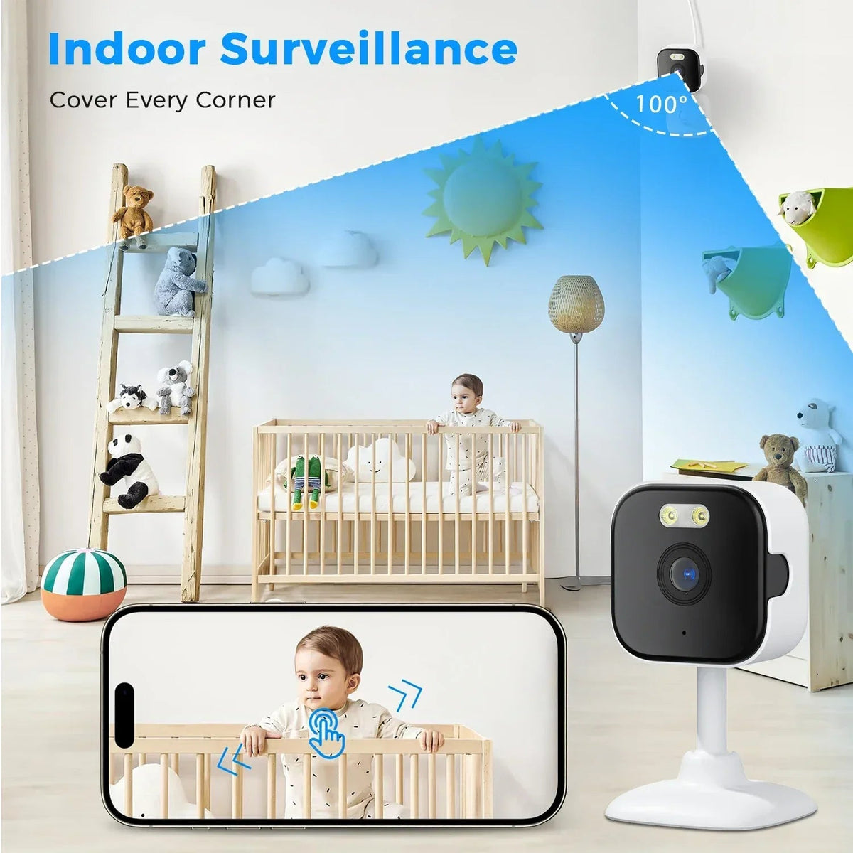 Smart Indoor Camera for Home Security - Enovarah