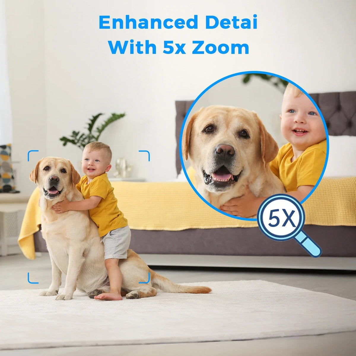Smart Indoor Camera for Home Security - Enovarah