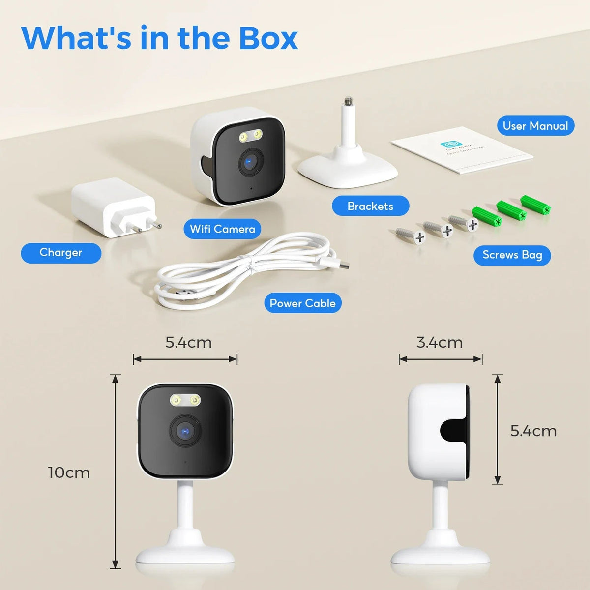 Smart Indoor Camera for Home Security - Enovarah