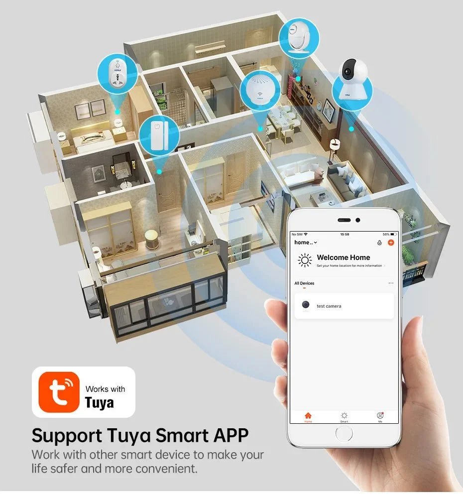 Smart Indoor Security Camera for Home Surveillance - Enovarah