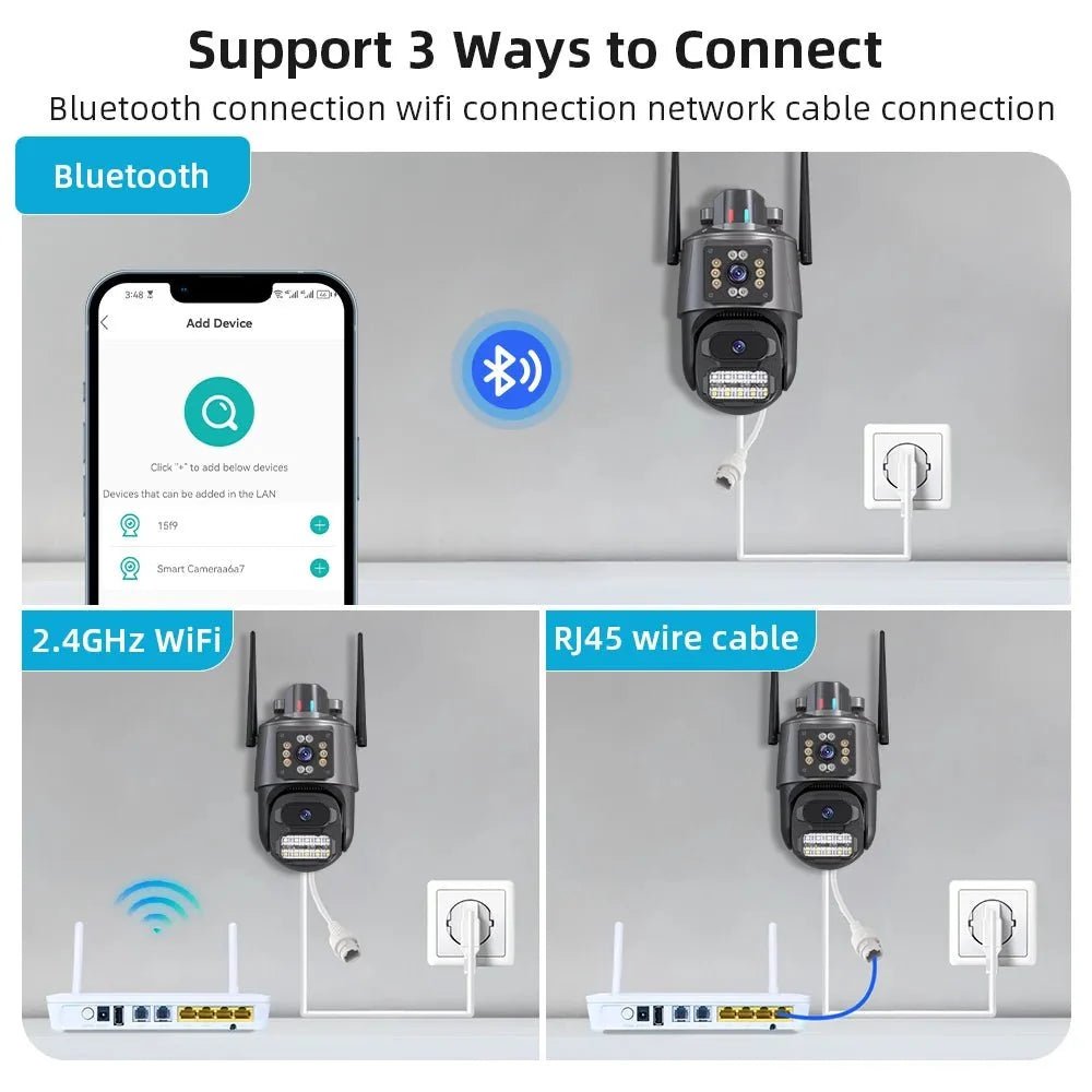 Smart Outdoor Security Camera for Home - Enovarah