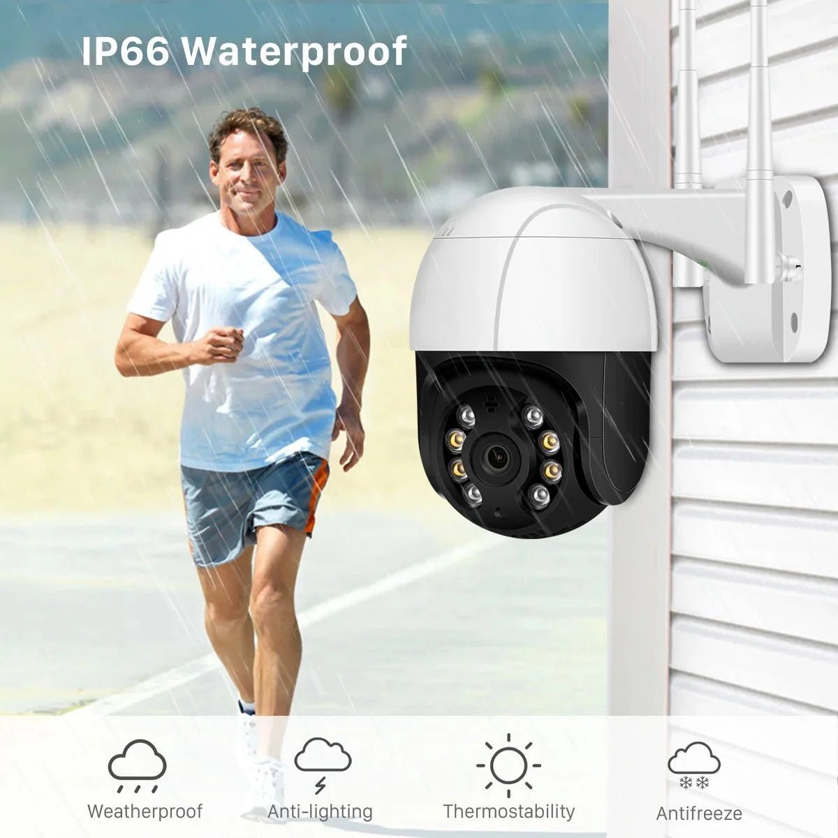 Smart Outdoor Security Camera For Home Monitoring - Enovarah