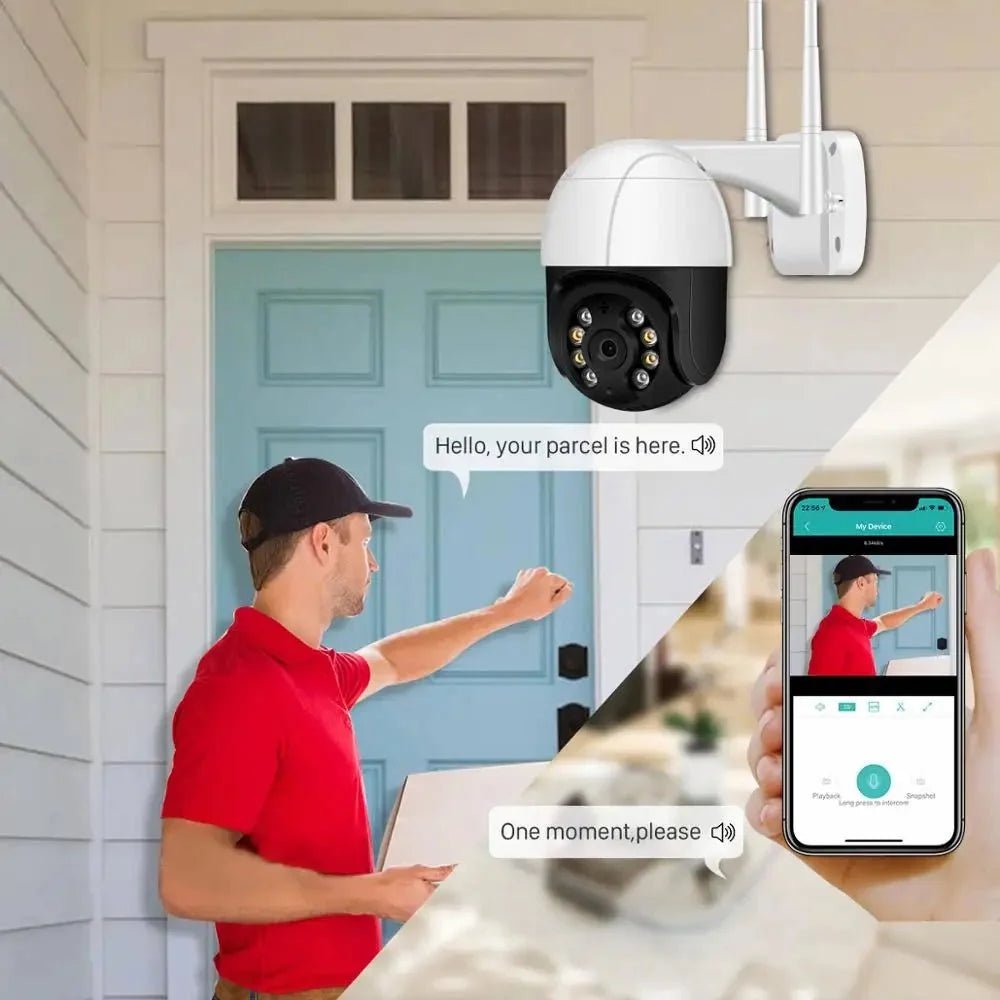 Smart Outdoor Security Camera For Home Monitoring - Enovarah