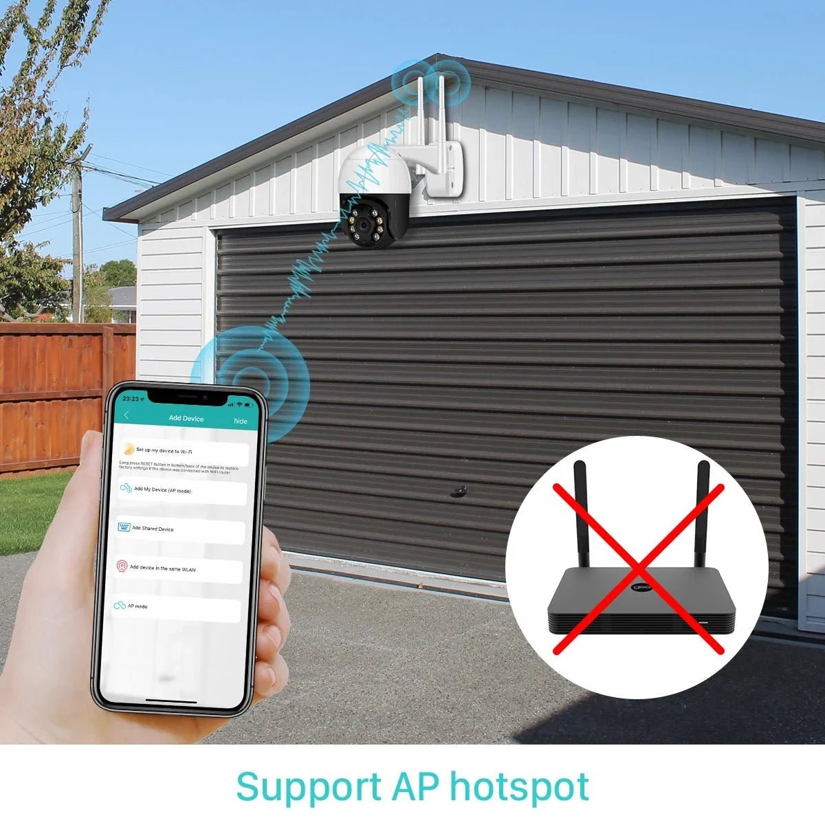 Smart Outdoor Security Camera For Home Monitoring - Enovarah
