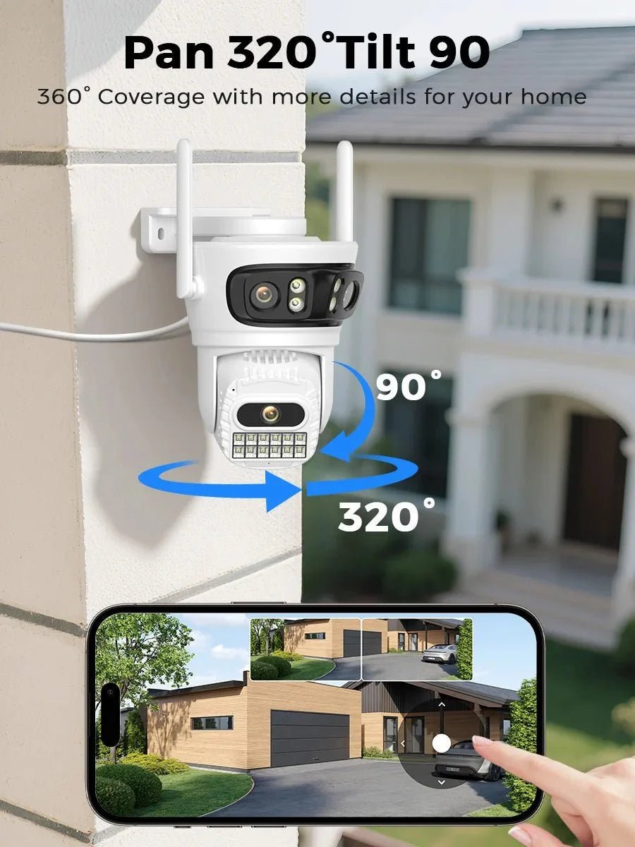 Smart Outdoor Security Camera for Home Protection - Enovarah