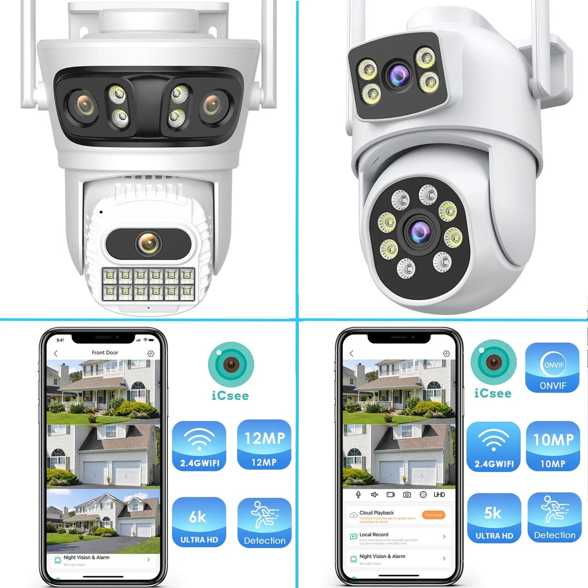 Smart Outdoor Security Camera for Home Protection - Enovarah