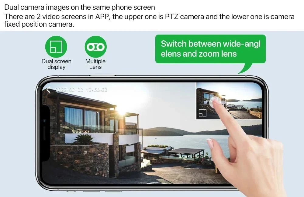 Smart PTZ Camera for Home Surveillance - Enovarah