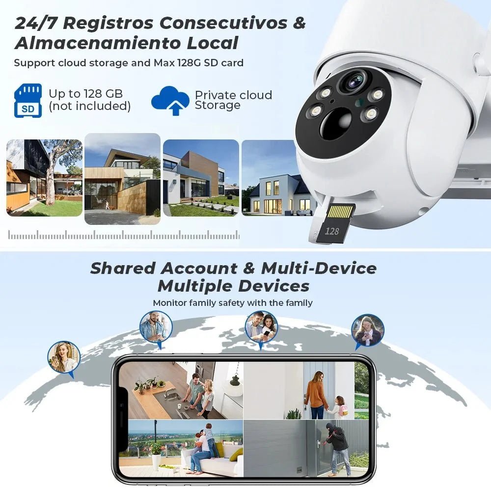 Smart Solar IP Camera for Home Security - Enovarah