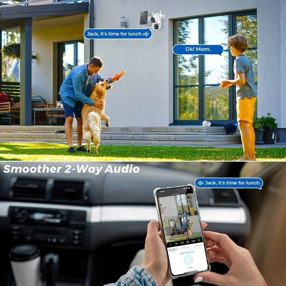 Smart Solar IP Camera for Home Security - Enovarah