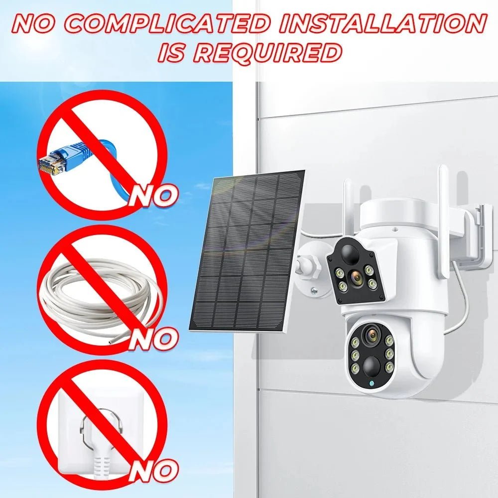 Smart Solar IP Camera for Home Security - Enovarah