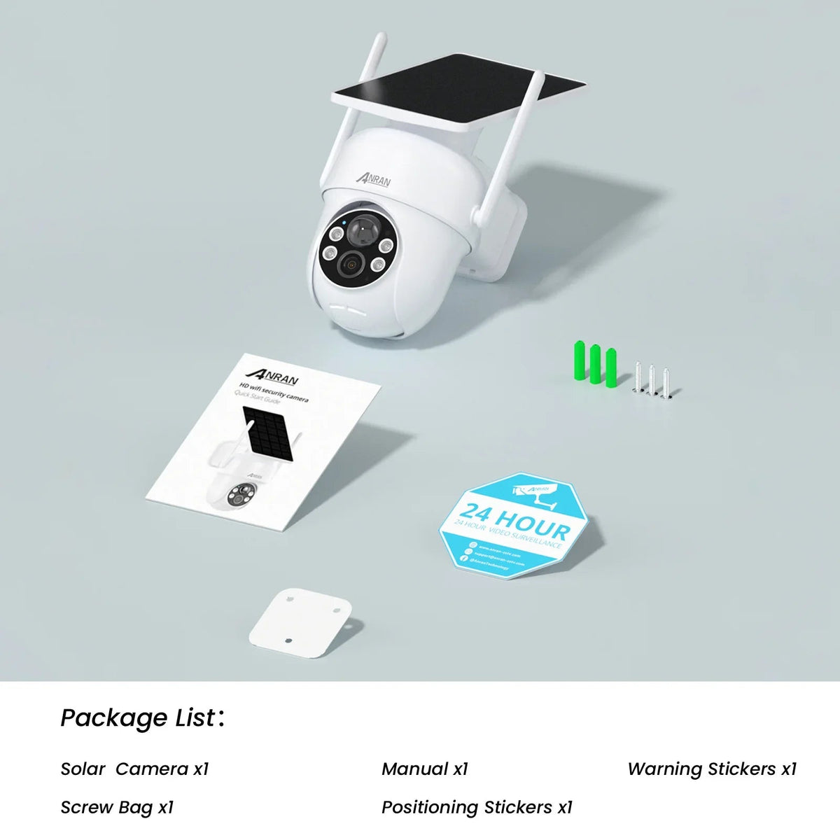 Smart Solar Outdoor Security Camera For Home Monitoring - Enovarah