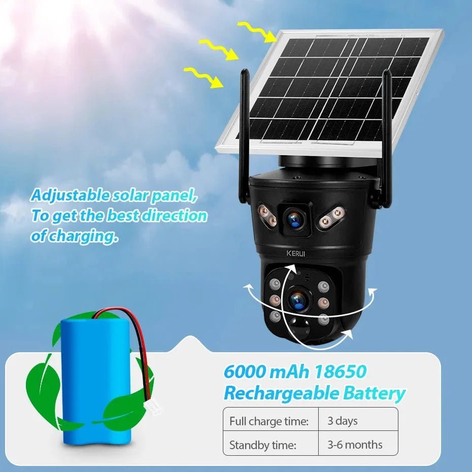 Smart Solar Security Camera for Homes - Enovarah