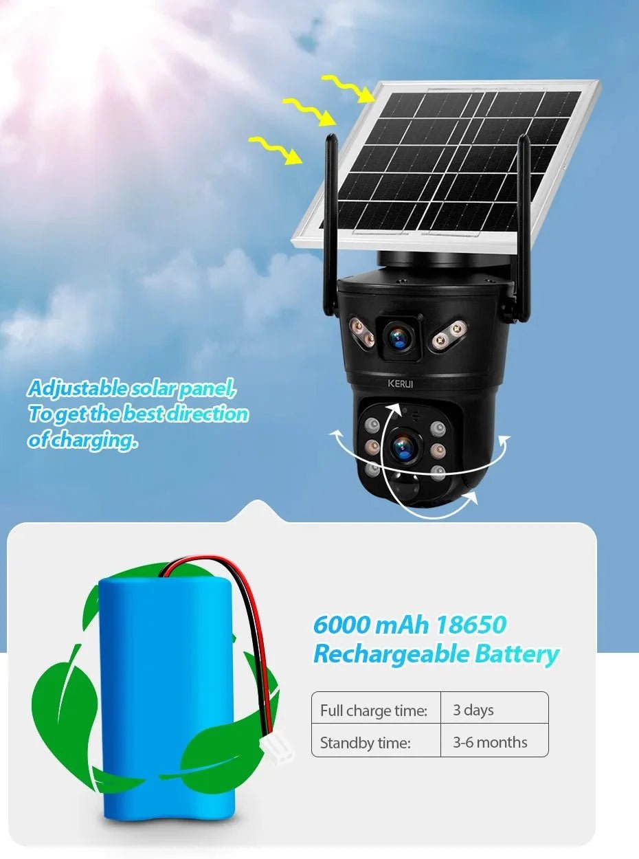Smart Solar Security Camera for Homes - Enovarah