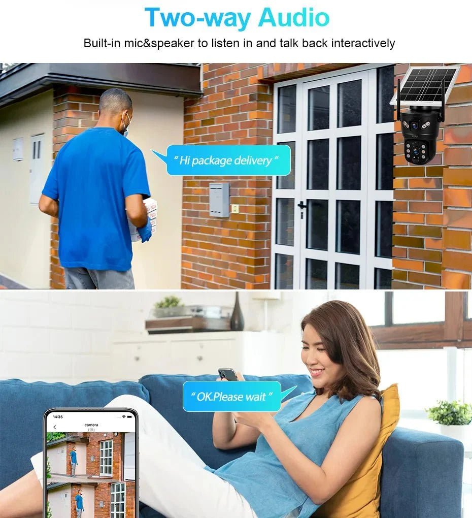 Smart Solar Security Camera for Homes - Enovarah