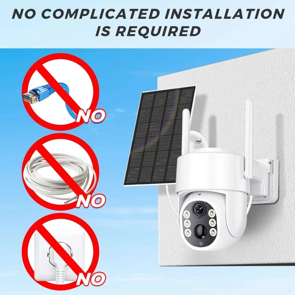 Solar Outdoor Camera for Home Security - Enovarah