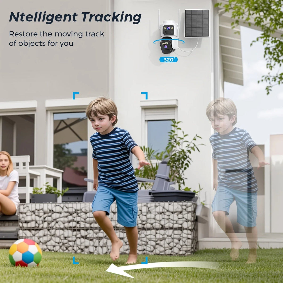 Solar Outdoor Security Camera for Homes - Enovarah