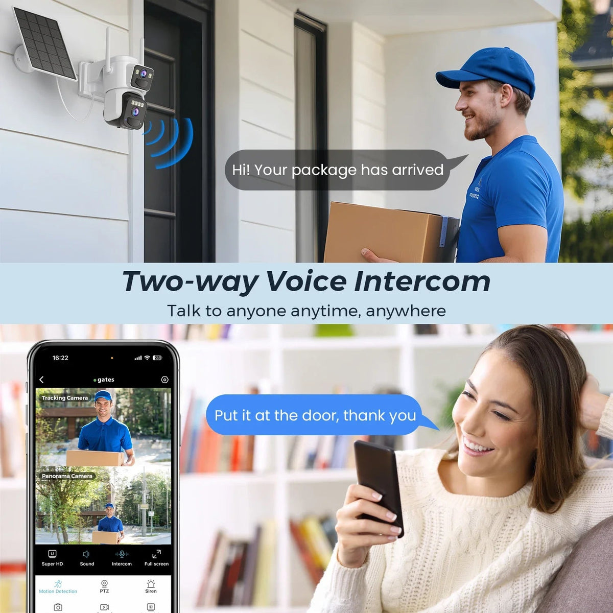 Solar Outdoor Security Camera for Homes - Enovarah