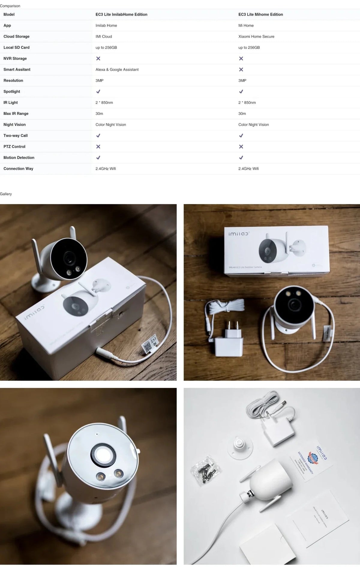 2K Outdoor Camera for Smart Monitoring - Enovarah